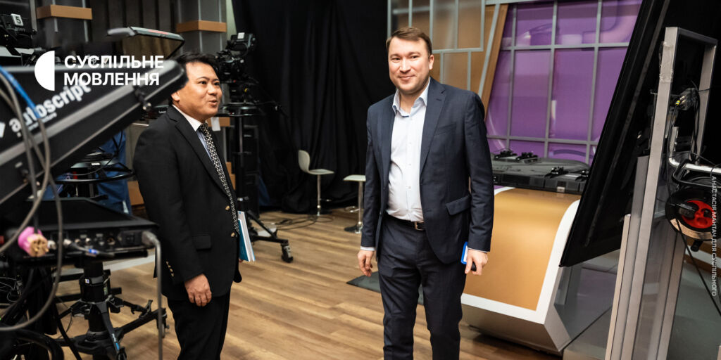 Суспільне відвідав Перший секретар Посольства Японії в Україні Уджіхара Такаакі