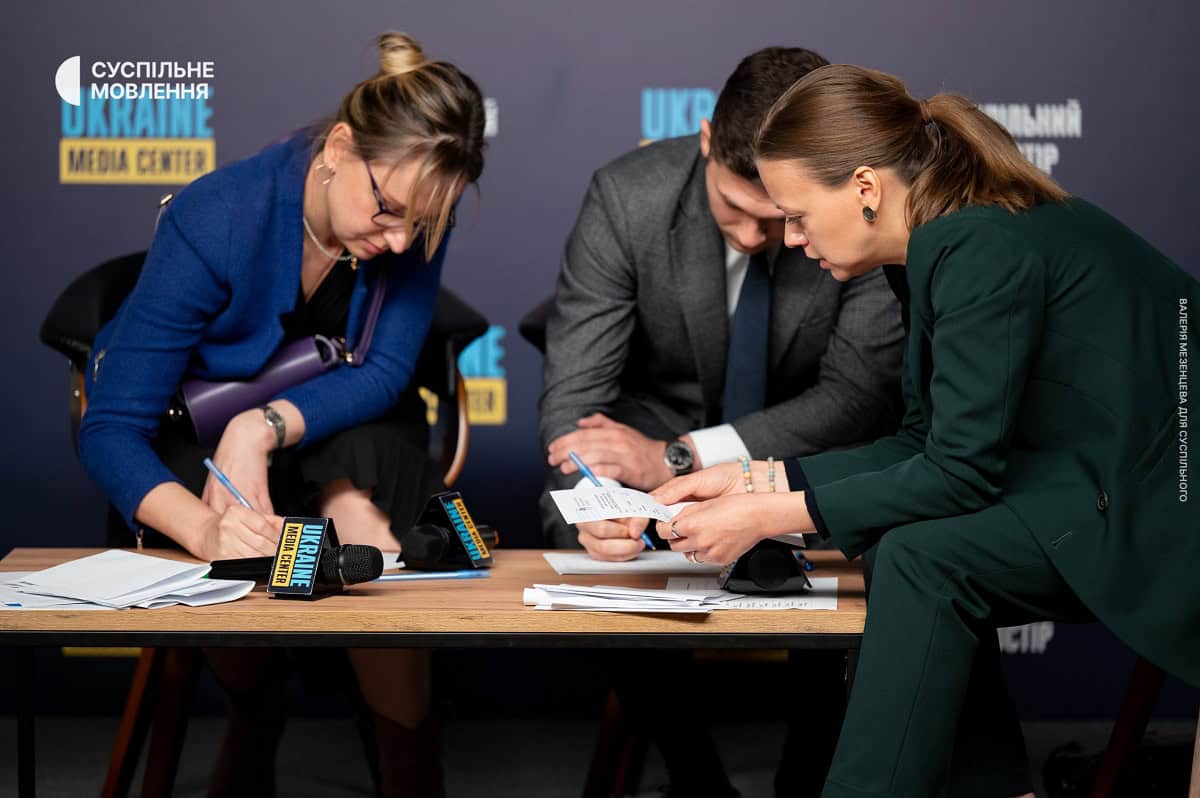 Голосування учасників конференції за нового члена наглядової ради Суспільного