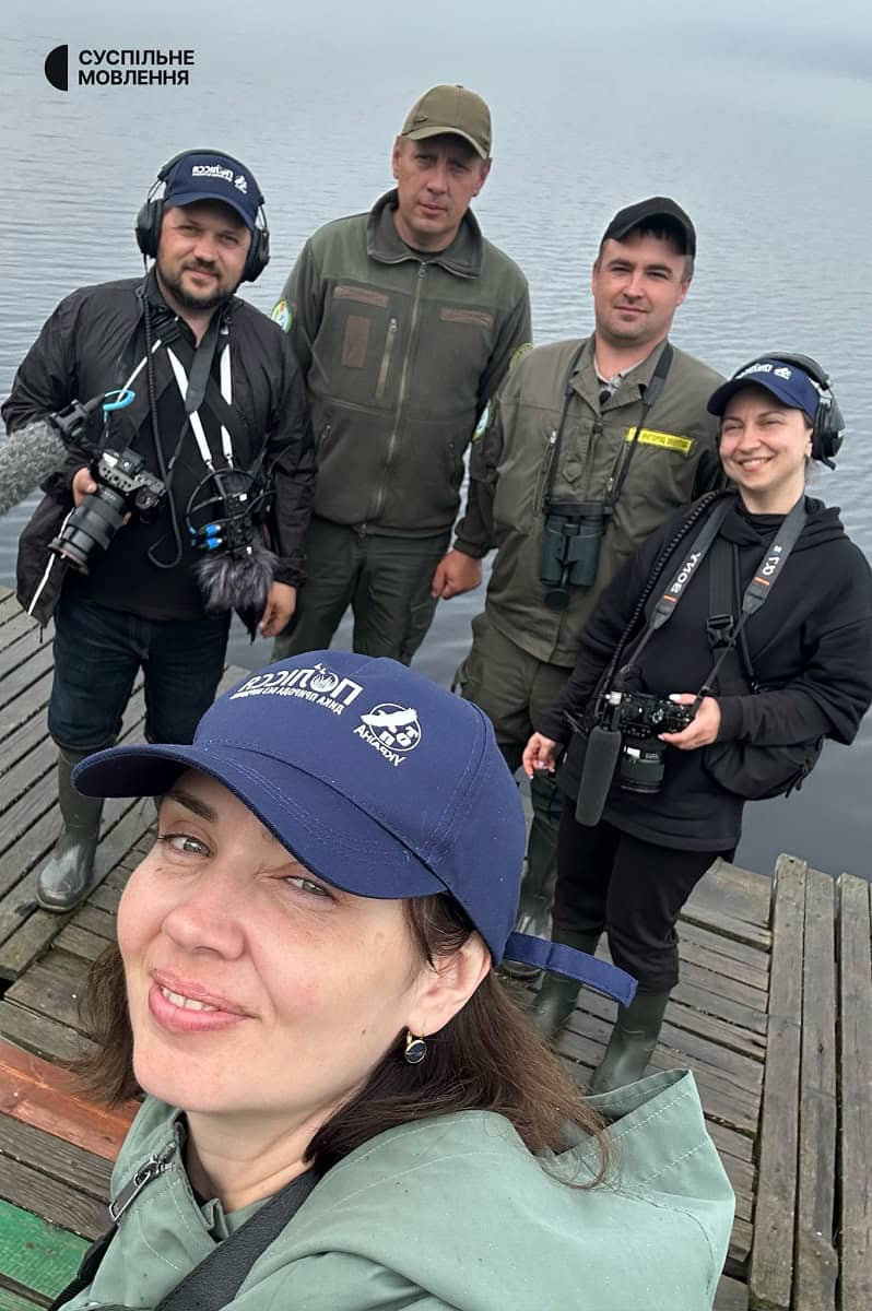 Природний кордон-6 Команда проєкту під час зйомок фільму
