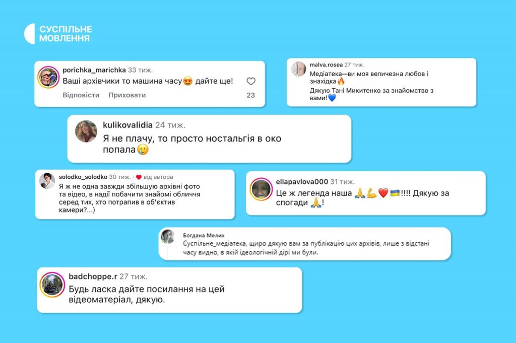 Відгуки користувачів платформи Суспільне Медіатека