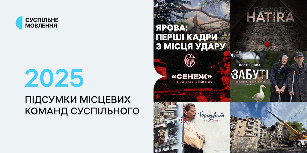 2025: підсумки року для місцевих команд Суспільного