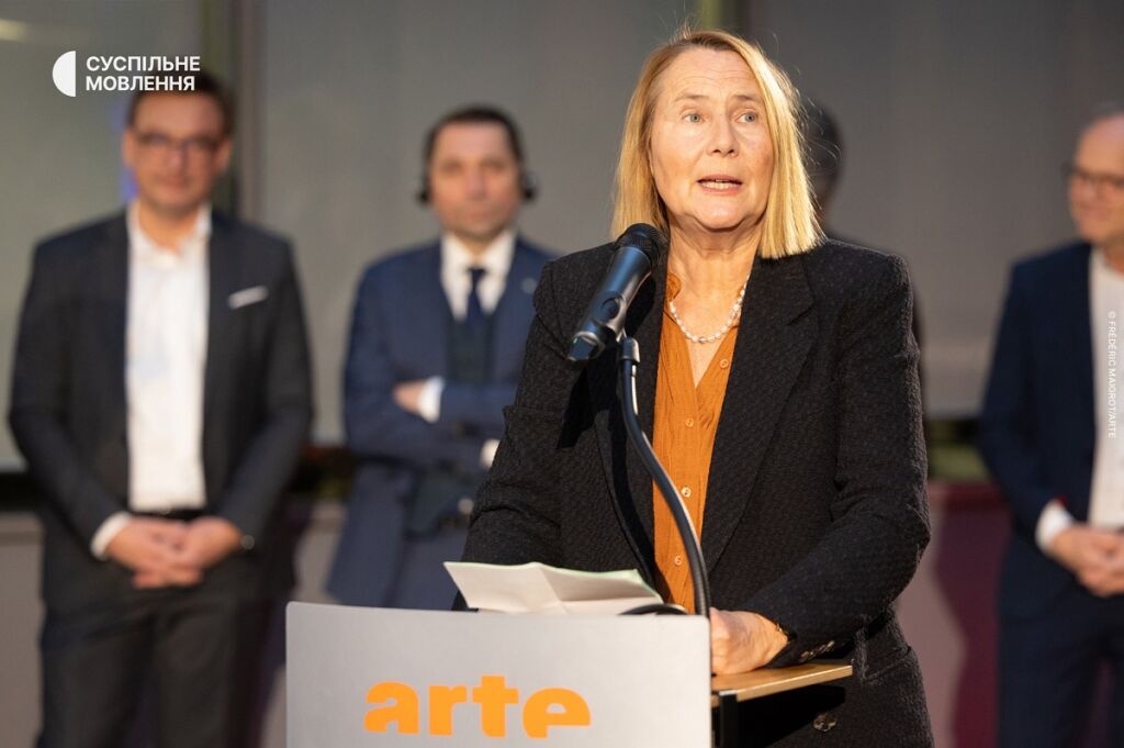Heike Hempel, president of ARTE Президентка ARTE G.E.I.E. Гейке Гемпель