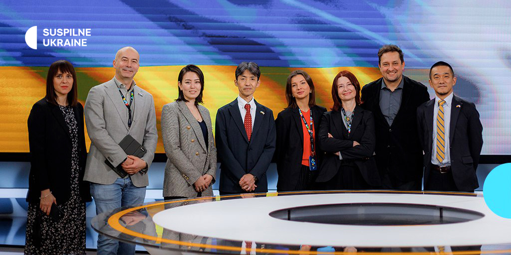 The delegation from the Embassy of Japan and JICA visited Suspilne Lviv