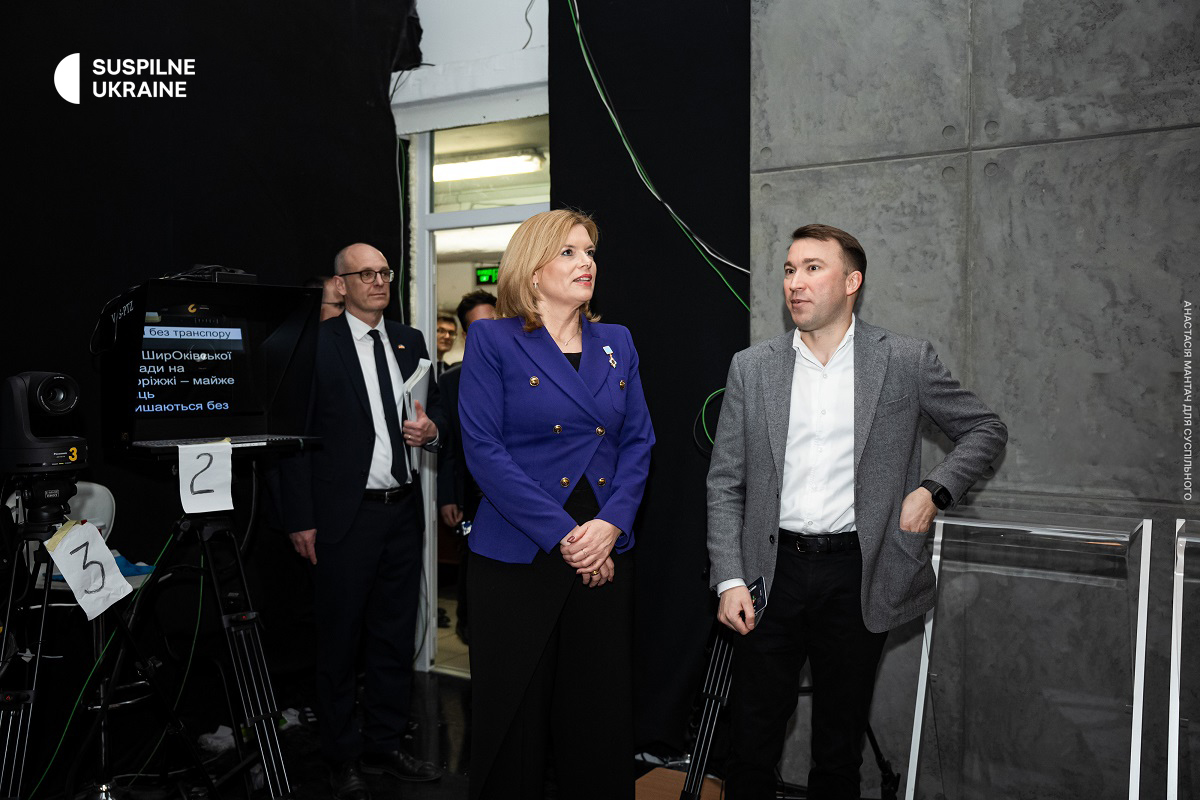 Julia Klöckner's visit to Suspilne