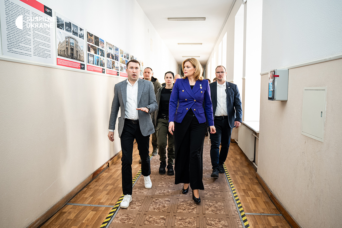 Julia Klöckner's visit to Suspilne