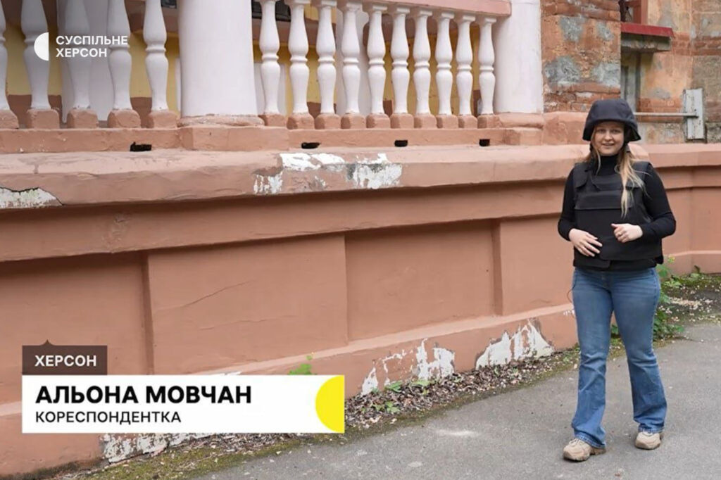 Альона Мовчан на зйомках Альона Мовчан на зйомках