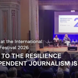 Mariya Frey at the International Journalism Festival 2026