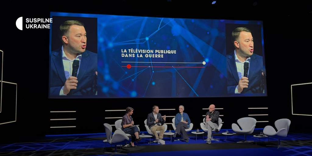 Impossible to imagine democracy without a public broadcaster, — Mykola Chernotytskyi and Delphine Ernotte Cunci at a France Télévisions event