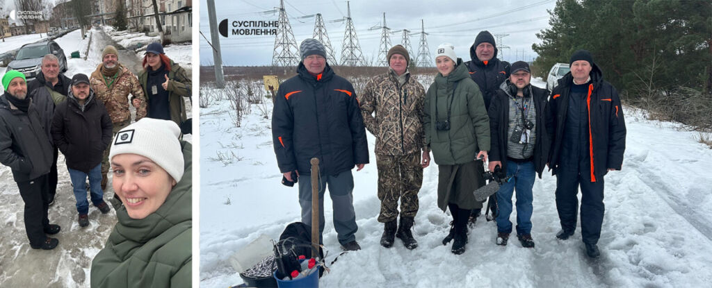 Команда проєкту на зйомках фільму. Особистий архів Олесі Моргунець-Ісаєнко Команда проєкту на зйомках фільму. Особистий архів Олесі Моргунець-Ісаєнко