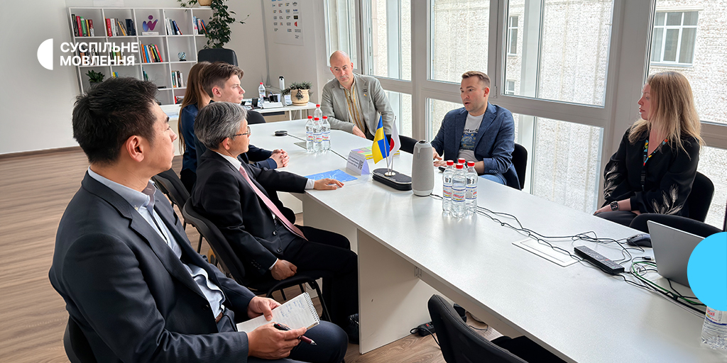 Делегація посольства Японії в Україні відвідала Суспільне у Києві