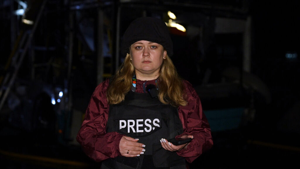 Катерина Гладенко Катерина Гладенко на місці удару КАБів по Сумах, 22 червня 2026 рік