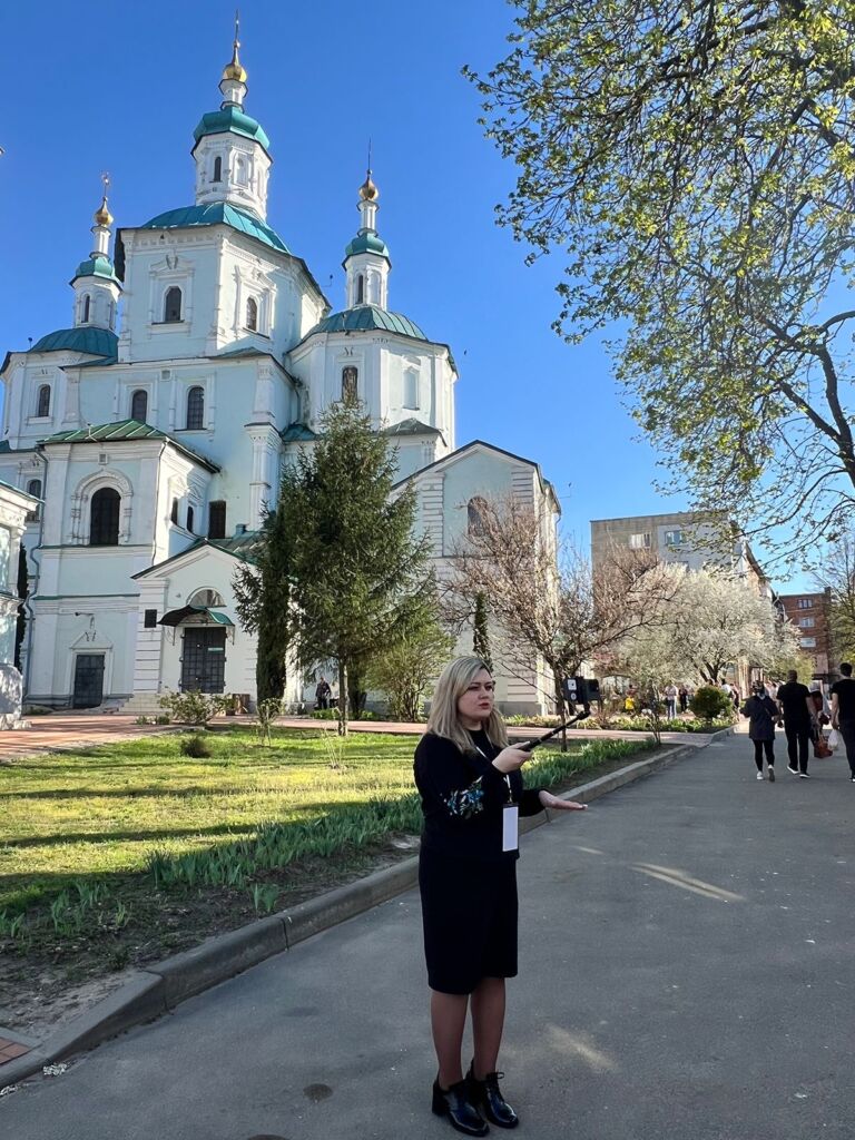 Пряме включення на Великдень Катерина Гладенко. Суми. Пряме включення на Великдень біля храму, 2025 рік