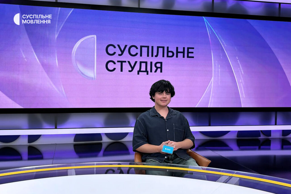 У студії проєкту «Суспільне Студія» У студії проєкту «Суспільне Студія»