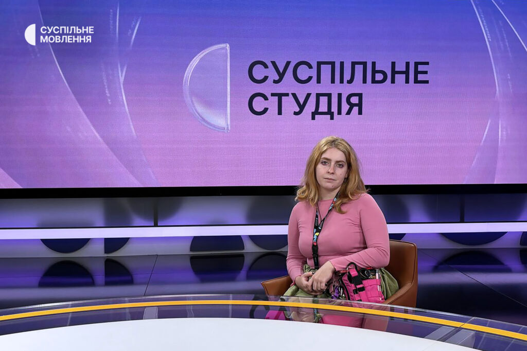 У студії проєкту «Суспільне Студія» У студії проєкту «Суспільне Студія»