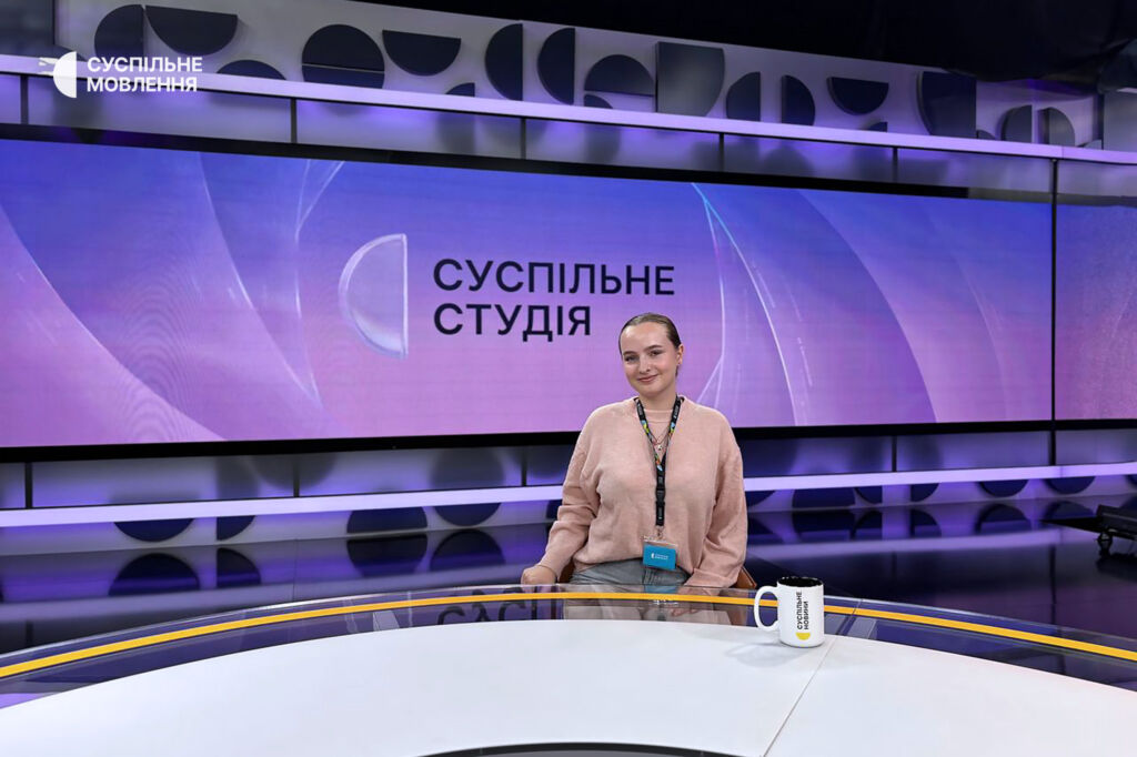 У студії проєкту «Суспільне Студія» У студії проєкту «Суспільне Студія»