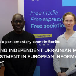 Mariya Frey at a parliamentary event in Berlin