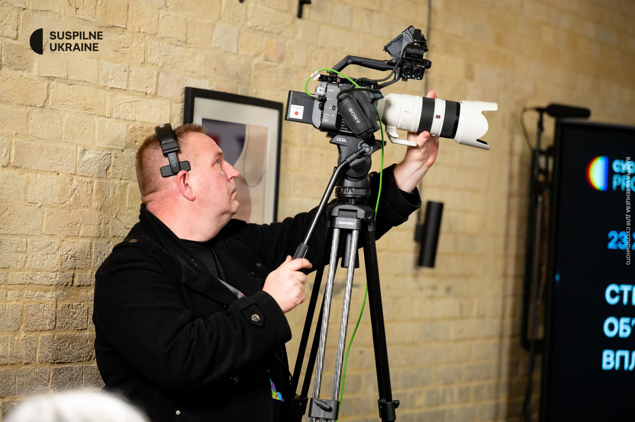 Suspilne`s cameraman Suspilne`s cameraman