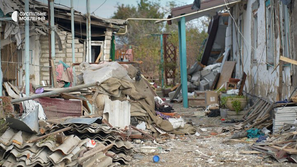 Зруйновані росіянами будинки у селищі Кушугум Зруйновані росіянами будинки у селищі Кушугум
