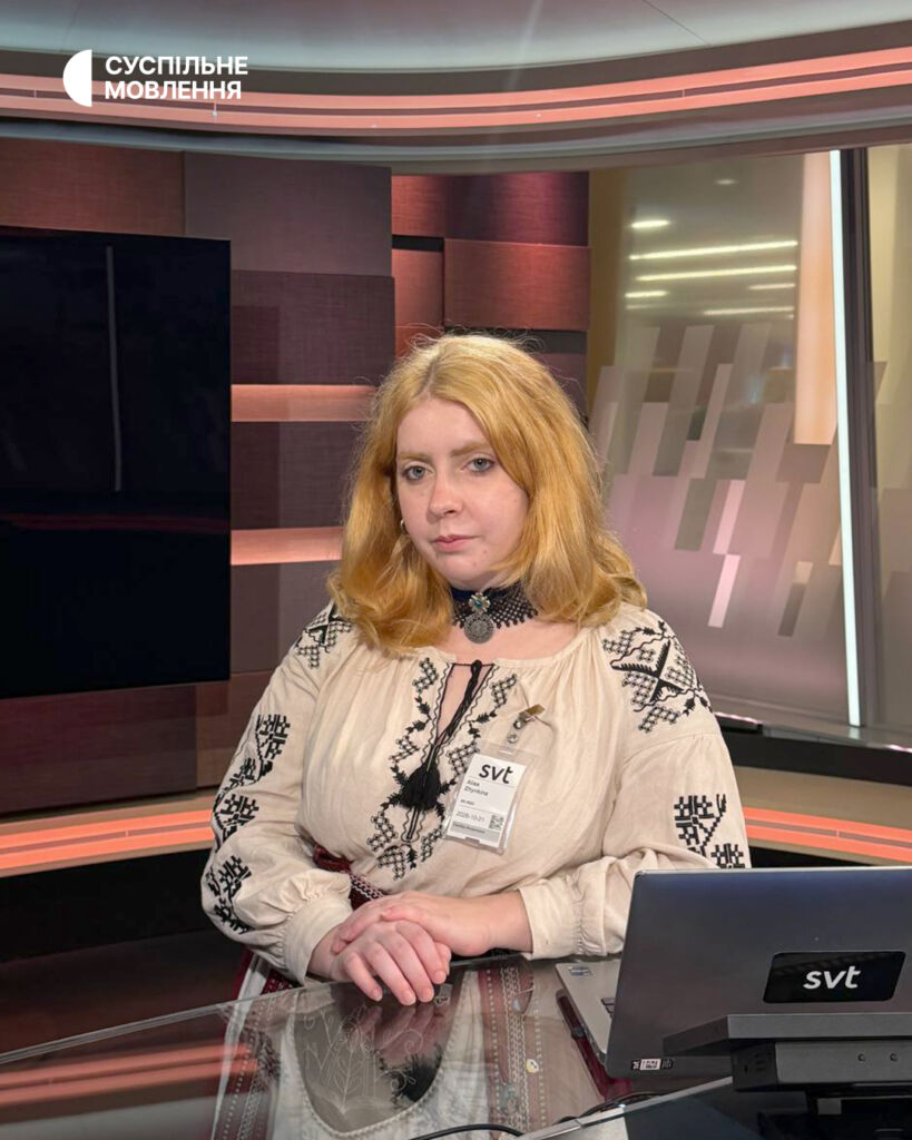 Аліса Жинкіна у студії SVT