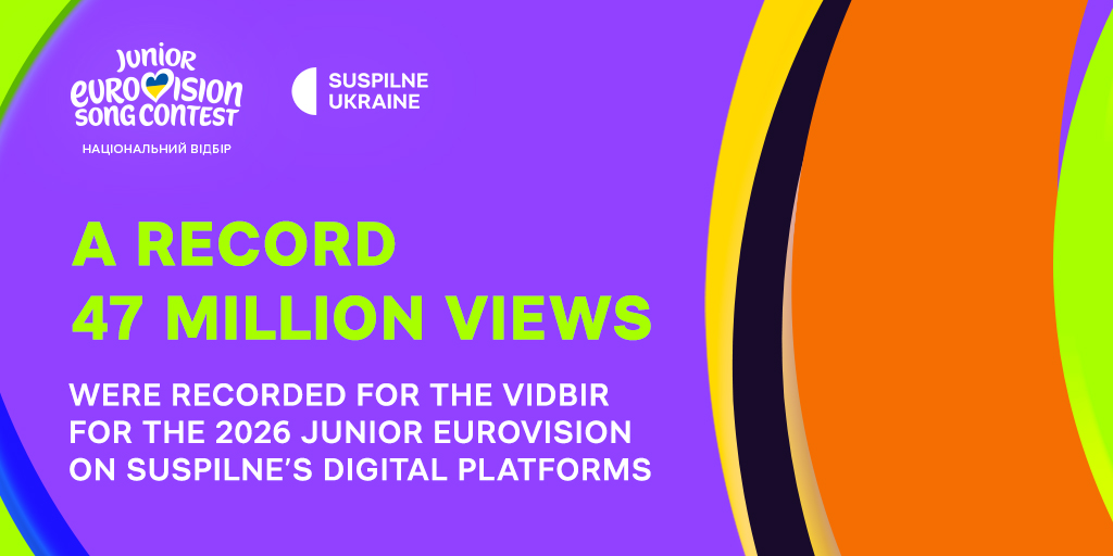 A record 47 million digital views for the National Selection for the Junior Eurovision Song Contest 2026